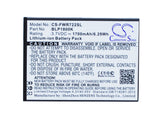Battery for Franklin Wireless R775 BLP1800K 3.7V Li-ion 1700mAh / 6.29Wh