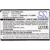 Battery for Franklin Wireless R910 V515176AR 3.8V Li-ion 3000mAh / 11.40Wh