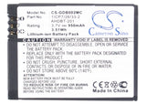 Battery for Rollei Actioncam 420 RL420B 3.7V Li-ion 950mAh / 3.52Wh