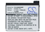 Battery for GoPro Hero 4 plus 335-06532-000, AHDBT-401 3.7V Li-ion 950mAh / 3.52