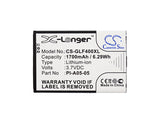 Battery for Golf Buddy World Color LI-A02-04, LI-A05-05, LI-A1-01, PI-A05-05 3.7
