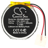 Battery for Garmin PD3555w 361-00061-00 3.7V Li-ion 300mAh / 1.11Wh