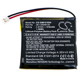 Battery for Garmin Fenix 5X Running 361-00098-00 3.8V Li-Polymer 410mAh / 1.56Wh