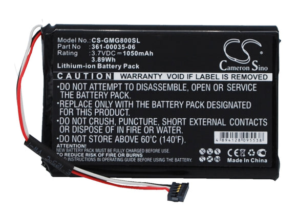 Battery for Garmin Approach G8 361-00035-06 3.7V Li-ion 1050mAh / 3.89Wh