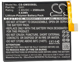 Battery for Gigaset Gigaset ME FCB GI01 3.85V Li-Polymer 2500mAh / 9.63Wh