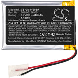 Battery for Garmin Fenix 6X Pro Solar 361-00126-00 3.7V Li-Polymer 400mAh / 1.48
