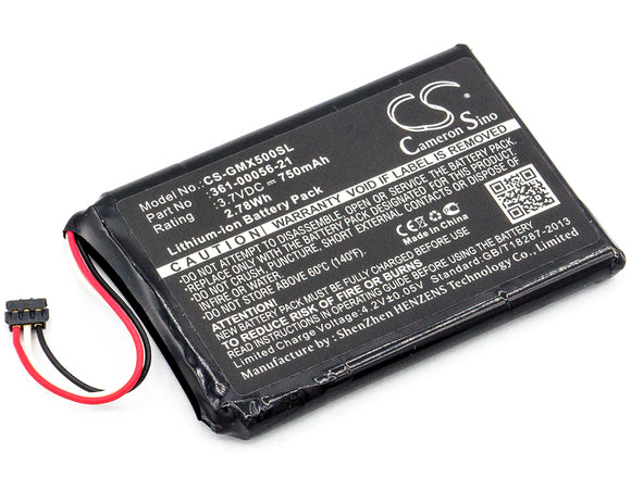 Battery for Garmin 010-01531-00 361-00056-21 3.7V Li-ion 750mAh / 2.78Wh