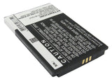 Battery for GIONEE W368 BU-L13-B 3.7V Li-ion 1250mAh / 4.63Wh