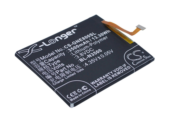 Battery for BLU Pure XL 3.8V Li-Polymer 3500mAh / 13.30Wh