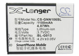 Battery for GIONEE GN106 BL-G013 3.7V Li-ion 1100mAh / 4.07Wh