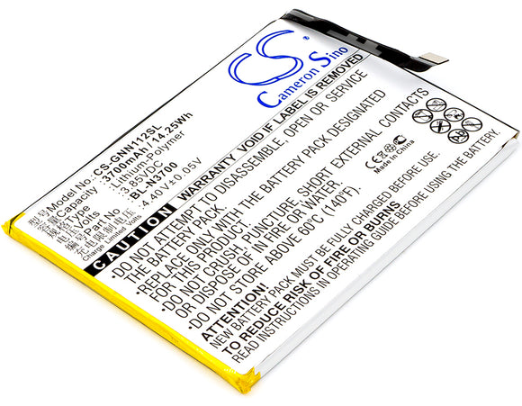 Battery for GIONEE Elife S10B BL-N3700 3.85V Li-Polymer 3700mAh / 14.25Wh