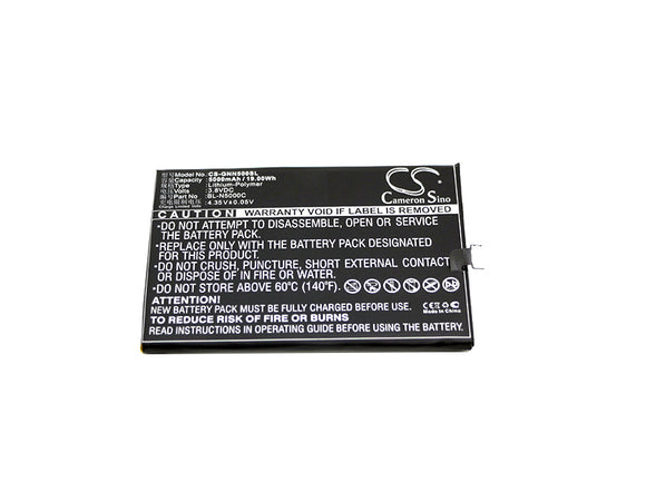 Battery for GIONEE GN5002 BL-N5000C 3.8V Li-Polymer 5000mAh / 19.00Wh