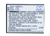 Battery for GIONEE GN705W BL-C008 3.7V Li-ion 1650mAh / 6.11Wh