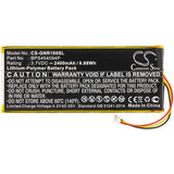 Battery for Geneva WorldRadio BPS454094P 3.7V Li-Polymer 2400mAh / 8.88Wh