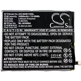 Battery for GIONEE S11 Dual SIM BL-N3400A 3.85V Li-Polymer 3400mAh / 13.09Wh