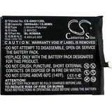 Battery for GIONEE S11s Dual SIM BL-N3600A 3.85V Li-Polymer 3600mAh / 13.86Wh