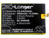 Battery for GIONEE GN5005 BL-N4000B 3.8V Li-Polymer 4000mAh / 15.20Wh