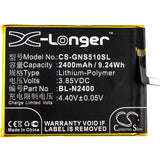 Battery for GIONEE GN9007 BL-N2400 3.85V Li-Polymer 2400mAh / 9.24Wh