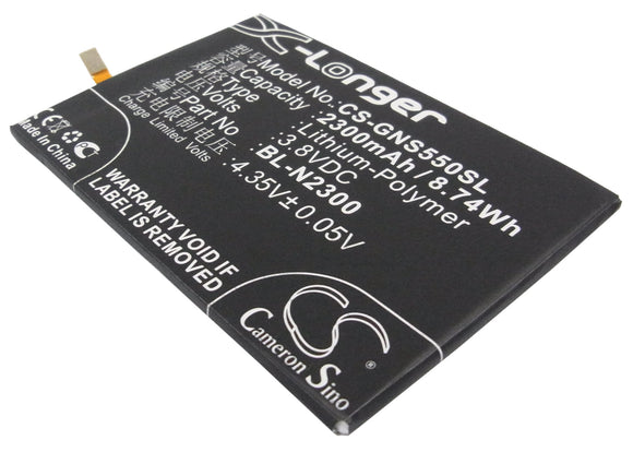 Battery for BLU Vivo 4 IV 3.8V Li-Polymer 2300mAh / 8.74Wh
