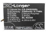 Battery for BLU Vivo 4 IV 3.8V Li-Polymer 2300mAh / 8.74Wh