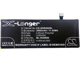 Battery for BLU P0030UU BL-N3000D 3.85V Li-Polymer 3000mAh / 11.55Wh