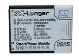 Battery for GIONEE V100 BL-G020 3.7V Li-ion 2050mAh / 7.59Wh