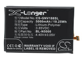 Battery for BLU Studio Energy 3.85V Li-Polymer 5000mAh / 19.25Wh