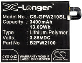 Battery for Google Pixel XL 35H00263-00M, B2PW2100 3.85V Li-Polymer 3400mAh / 13