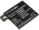 Battery for Google G011A G011A-B 3.85V Li-Polymer 2700mAh / 10.40Wh
