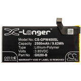 Battery for Google G020M  G020I-B 3.85V Li-Polymer 2500mAh / 9.63Wh