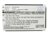 Battery for Holux GR-231 GPS Receiver 3.7V Li-ion 900mAh / 3.33 Wh
