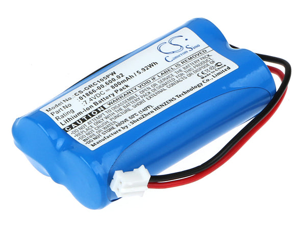 Battery for Gardena C1060 plus Solar 01866-00.600.02 7.4V Li-ion 800mAh / 5.92Wh