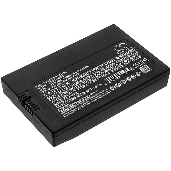 Battery for GE DPI 612 Flex CC3800GE 3.7V Li-Polymer 4000mAh / 14.80Wh