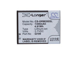 Battery for Green Orange Mars 1 Q100 3.7V Li-ion 1300mAh / 4.81Wh