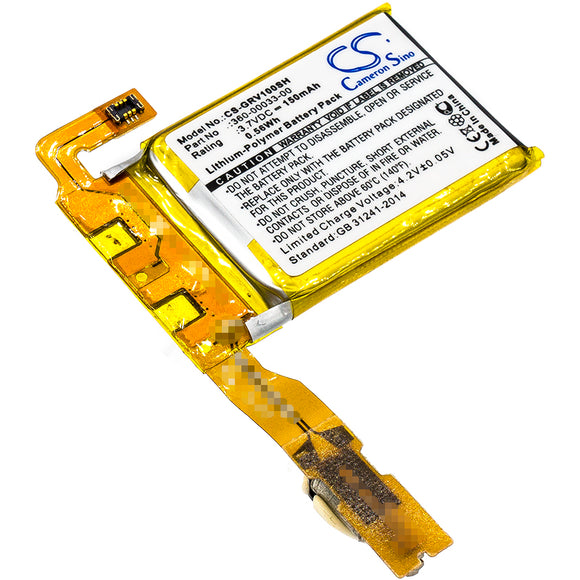 Battery for Garmin Vivoactive 360-00033-00 3.7V Li-Polymer 150mAh / 0.56Wh