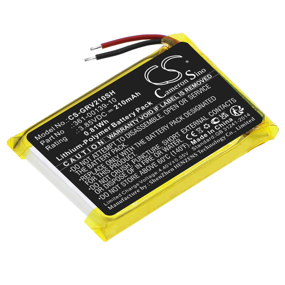 Battery for Garmin Venu 2  361-00139-10 3.85V Li-Polymer 210mAh / 0.81Wh