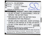 Battery for GSmart T4 1ICP4/56/74 3.7V Li-ion 1250mAh / 4.63Wh