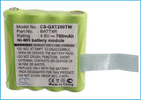 Battery for Midland GXT250 BATT4R, BATT-4R 4.8V Ni-MH 700mAh / 3.36Wh