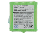 Battery for Midland LXT335 AVP6, BATT6R, BATT-6R 4.8V Ni-MH 700mAh / 3.36Wh