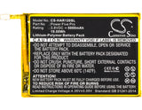 Battery for Highscreen Power Five Pro 3.8V Li-Polymer 5000mAh / 19.00Wh