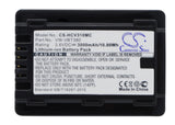 Battery for Panasonic HC-VX870 VW-VBT190 3.6V Li-ion 3000mAh / 10.80Wh