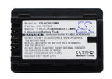 Battery for Panasonic HC-V720MGK VW-VBT190 3.6V Li-ion 3400mAh / 12.24Wh