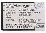 Battery for AT&T Tilt Pro 2 35H00123-00M, 35H00123-02M, 35H00123-03M, 35H00123-2