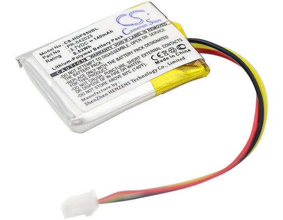 Battery for Handheld Dolphin 6500EP PR-042025 3.7V Li-Polymer 140mAh / 0.52Wh