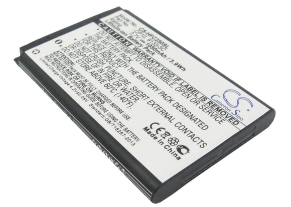 Battery for Sigmatel FXD 6100 3.7V Li-ion 1050mAh / 3.89Wh