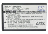 Battery for Sigmatel FXD 6100 3.7V Li-ion 1050mAh / 3.89Wh