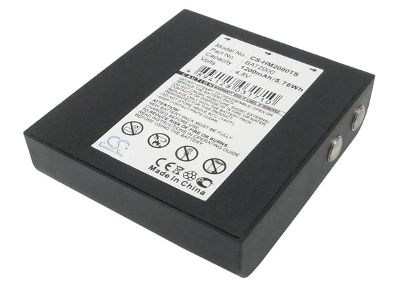 Battery for HME COM 2000 BAT2000 4.8V Ni-MH 1200mAh / 5.76Wh