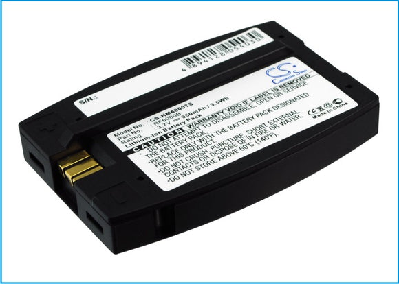 Battery for HME RFT BAT41, RF6000B 3.7V Li-ion 950mAh / 3.52Wh