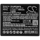 Battery for HME Tempest Wireless Beltpacks PLI 2GL-523450-G2017, PBT-LIP-01, T-L