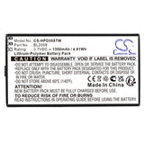 Battery for Hytera PD355 BL2009 3.7V Li-Polymer 1300mAh / 4.81Wh